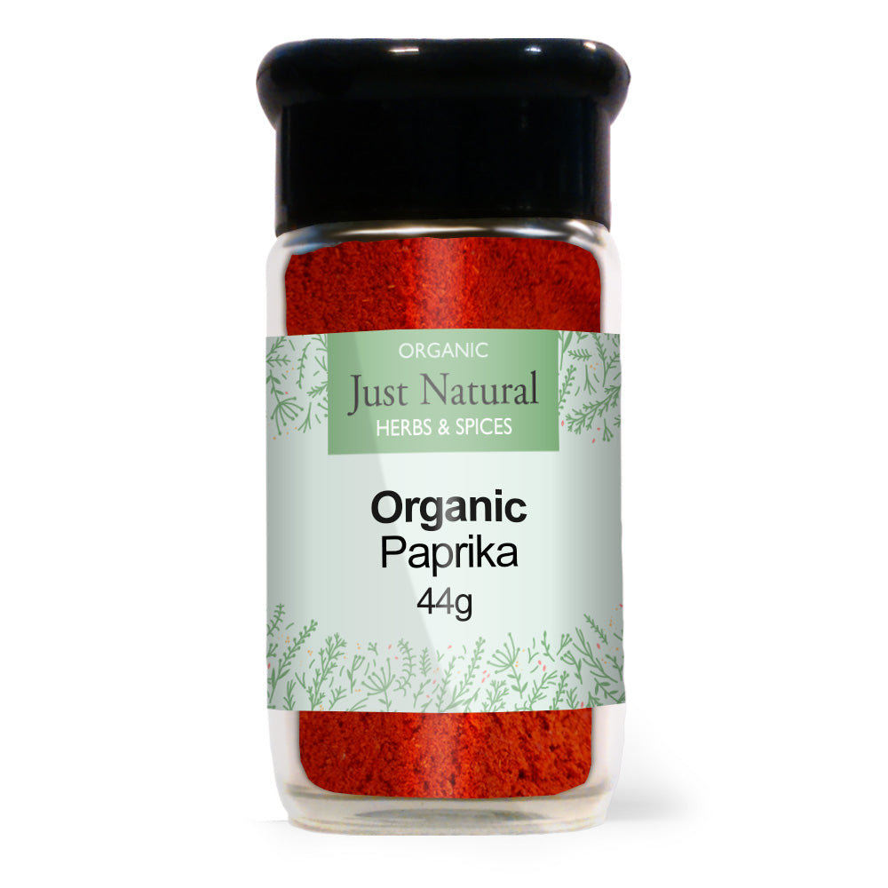 Just Natural Herbs Organic Paprika (Glass Jar)