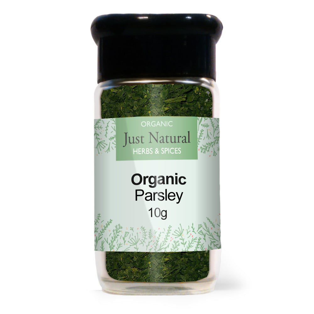 Just Natural Herbs Organic Parsley (Glass Jar) 8g
