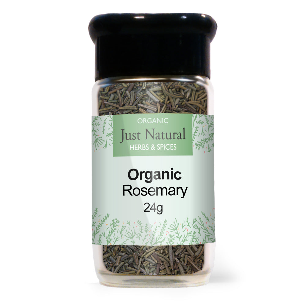Just Natural Herbs Organic Rosemary (Glass Jar)