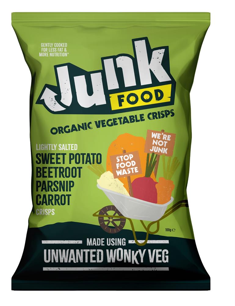 Junk Organic Junk Food Organic Mixed Vegetable Crisps
