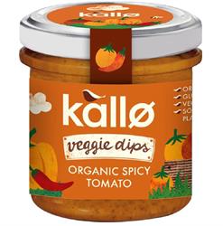 Kallo Organic Spicy Tomato Dip 135g