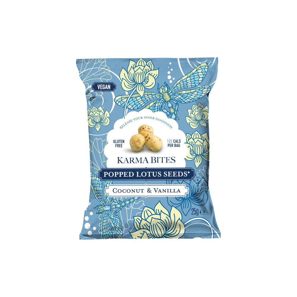 Karma Bites Popped Lotus Seeds Coconut 25g