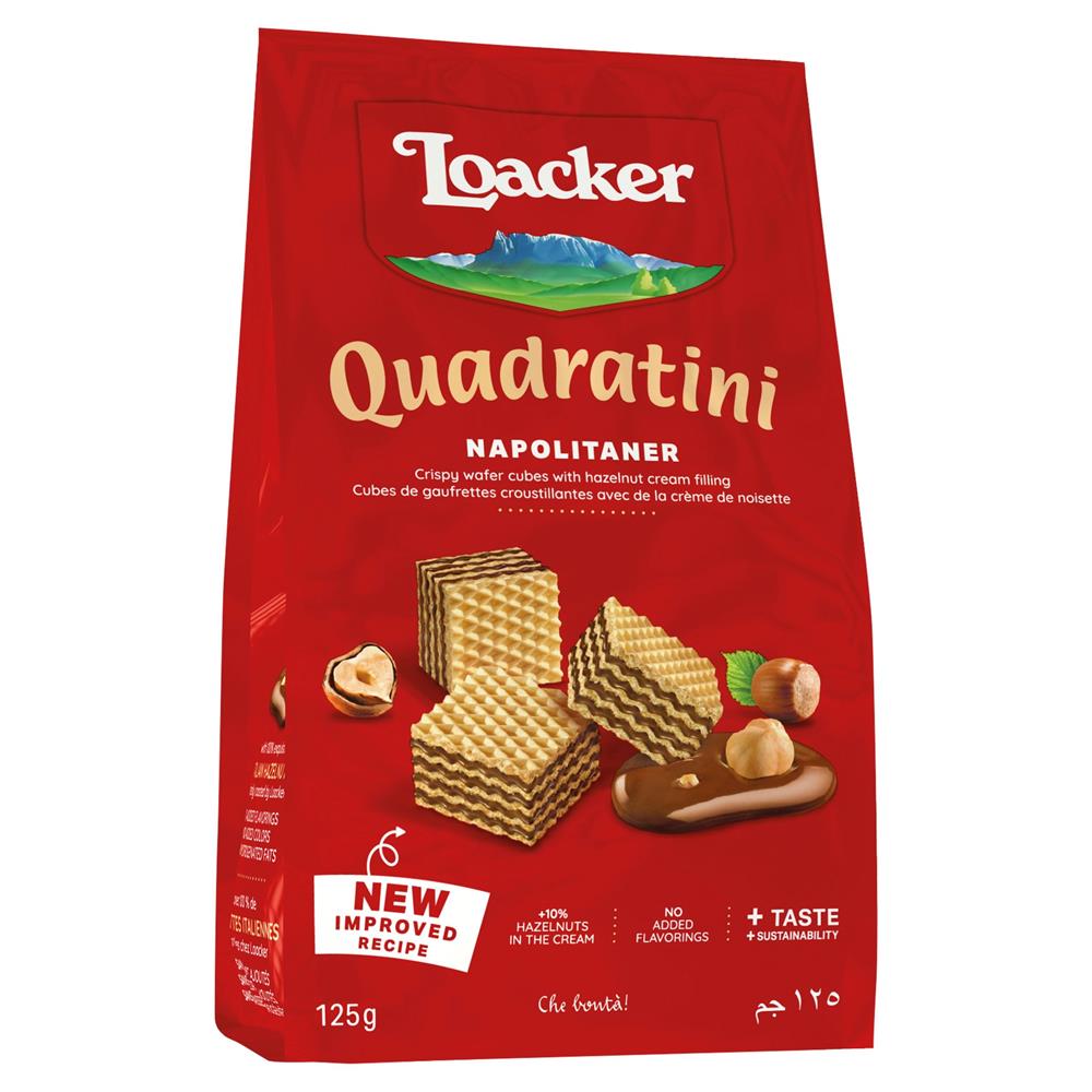 Loacker Napolitaner Quadratini 12x