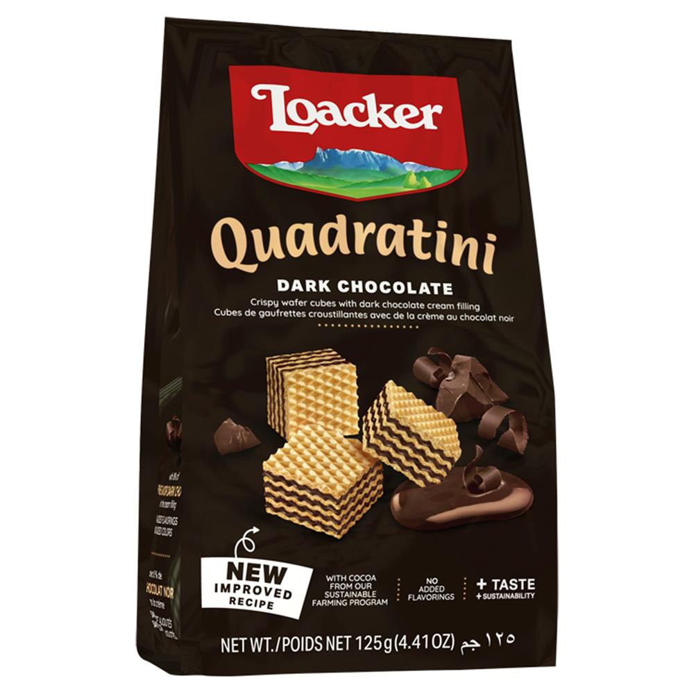 Loacker Dark Chocolate Quadratini12x