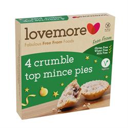 Lovemore Foods 4 Crumble Mince Pies