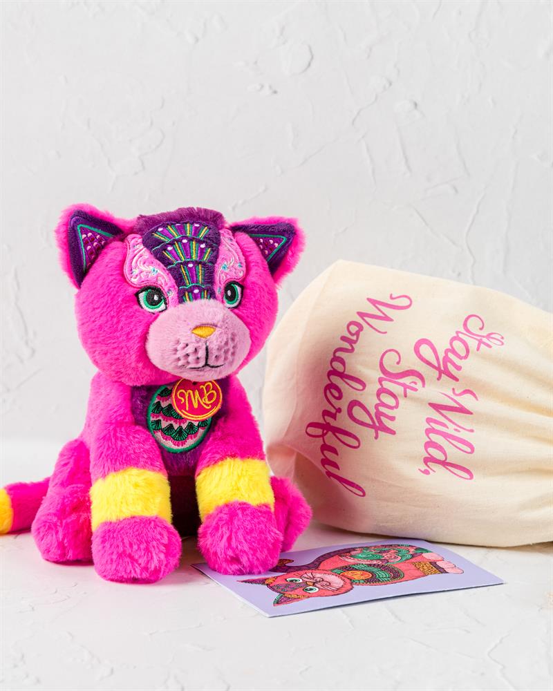 Monty Bojangles Persian Pink Plush Soft Toy