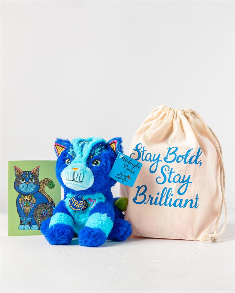 Monty Bojangles Midnight Prince Plush Soft Toy