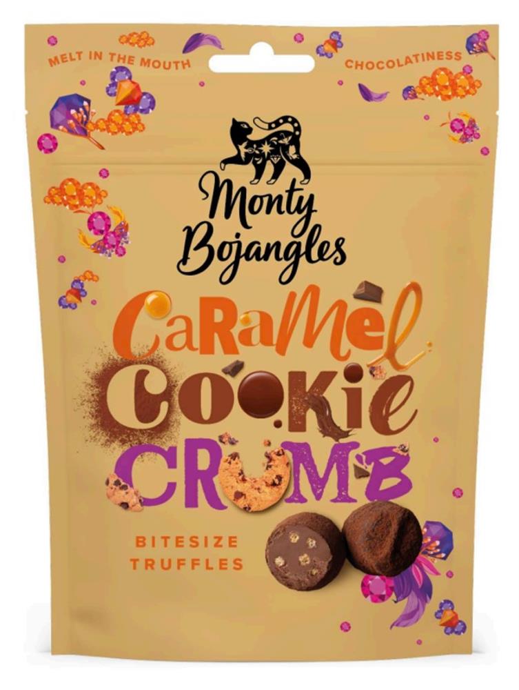 Monty Bojangles Caramel Cookie Crumb Bitesize Truffles Pouch