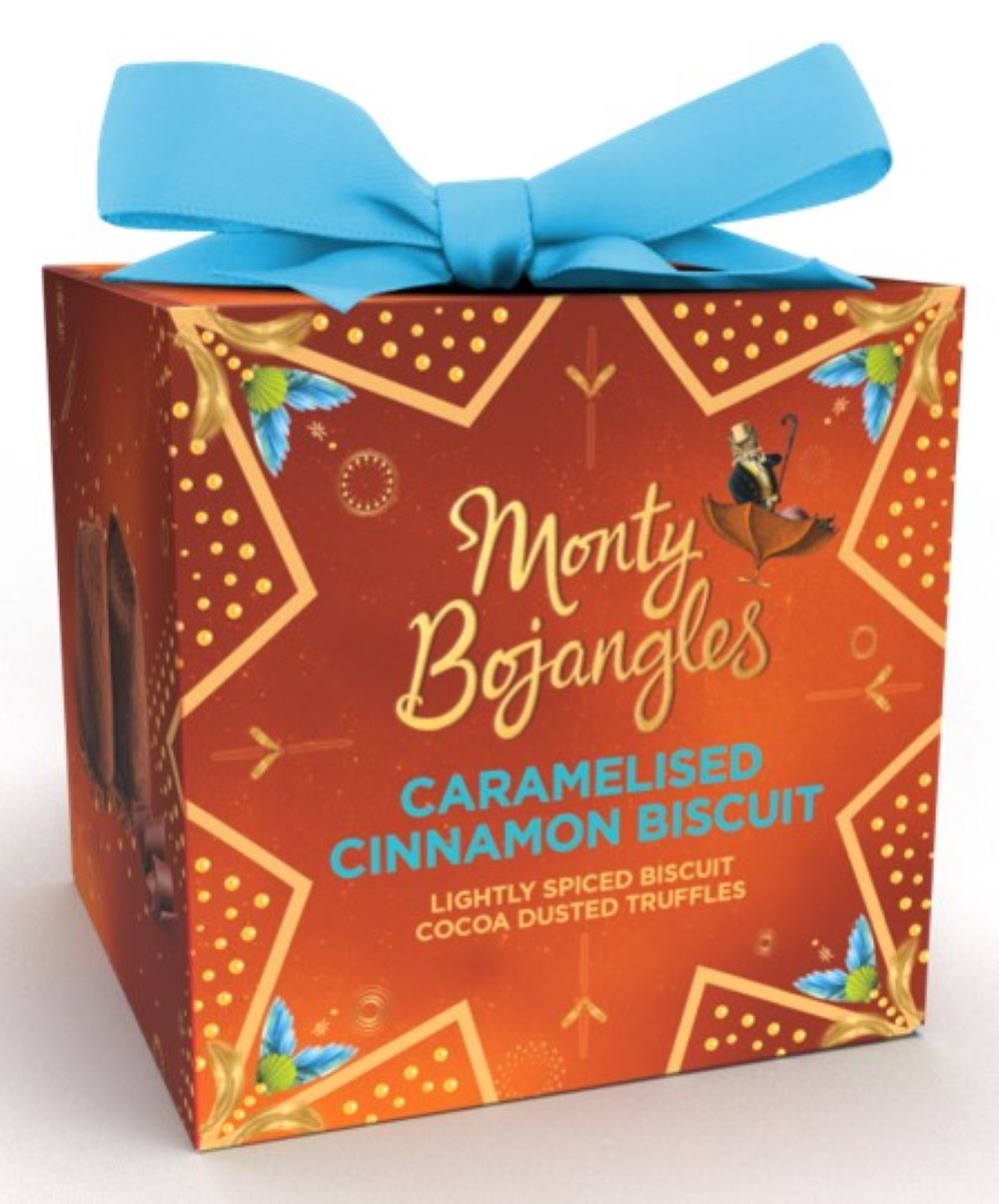 Monty Bojangles Caramelised Cinnamon Biscuit Truffles Present