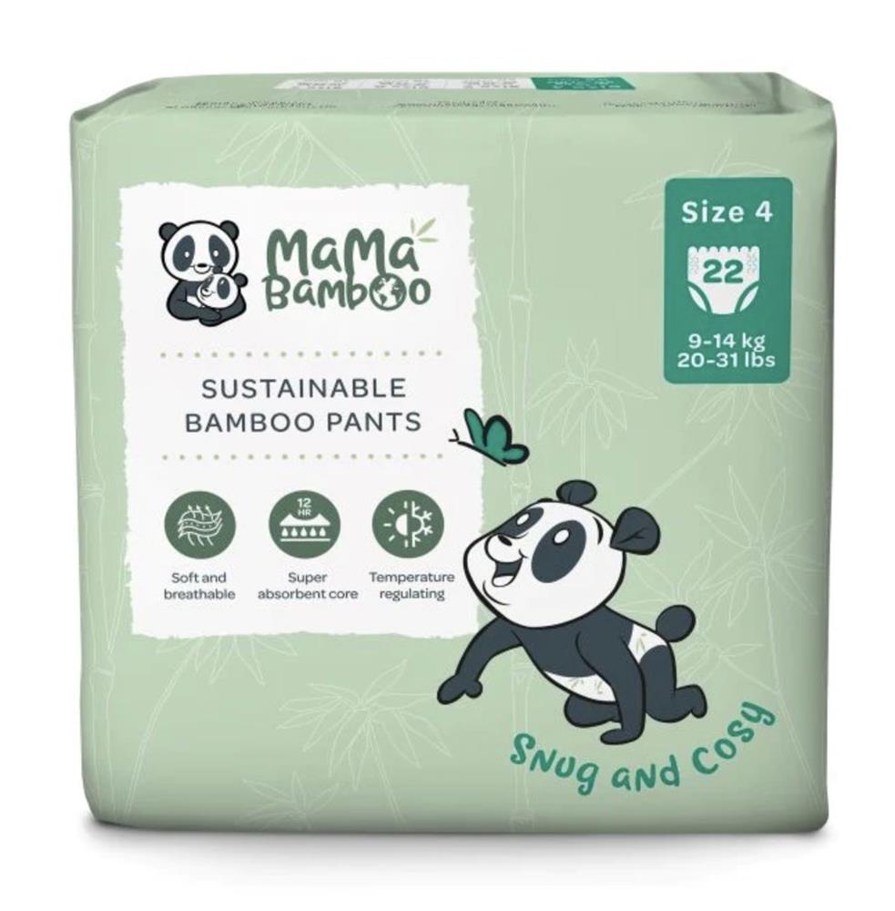 Mama Bamboo Eco Nappy Pants - Size 4+ (Medium Plus)