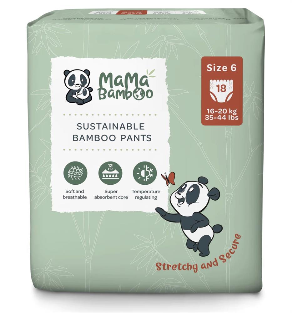 Mama Bamboo Eco Nappy Pants - Size 6+ (X-Large Plus)