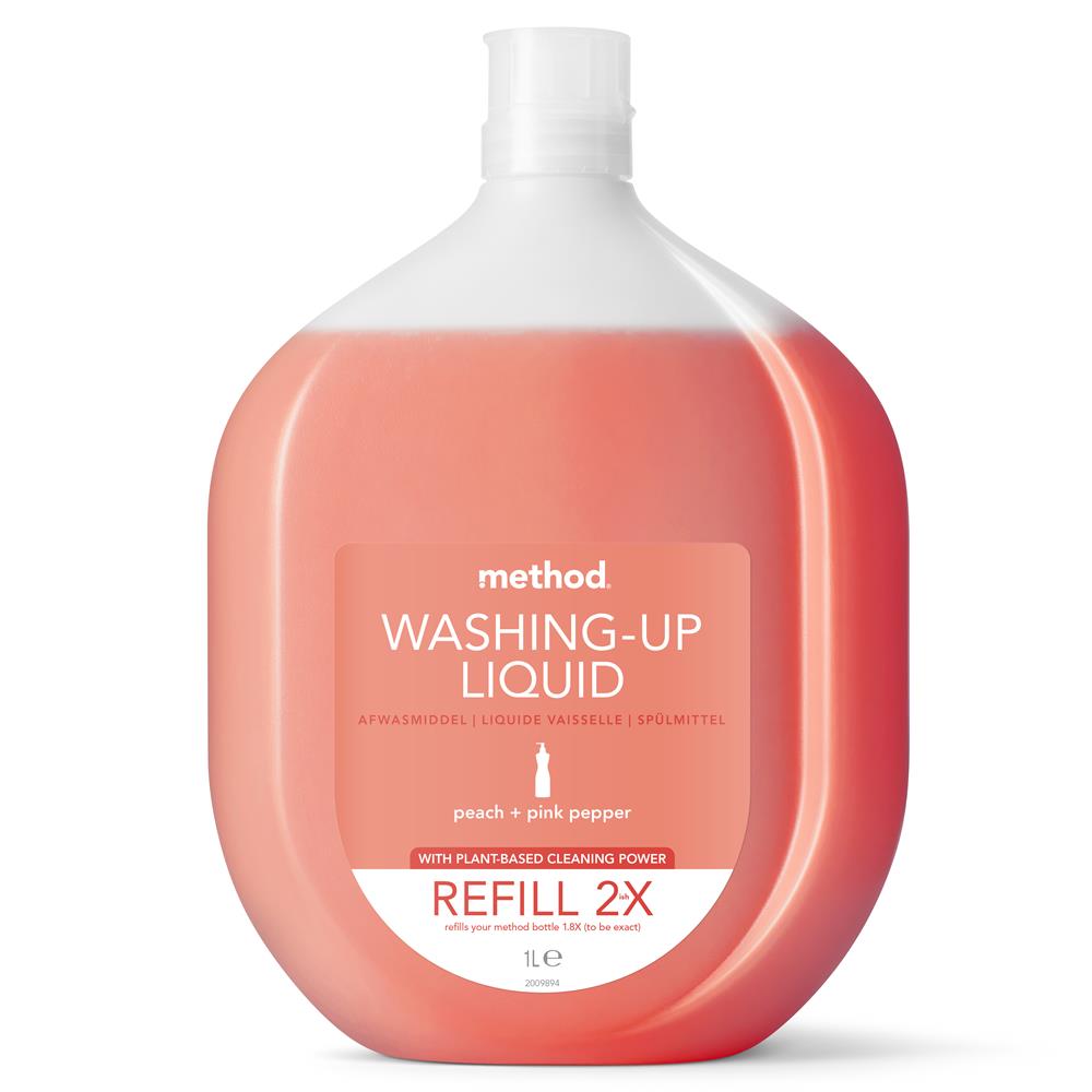 Method Refill Washing Up Liquid Peach & Pink Pepper