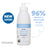 MooGoo natural sensitive scalp milk shampoo bottle with promotional text on a white background