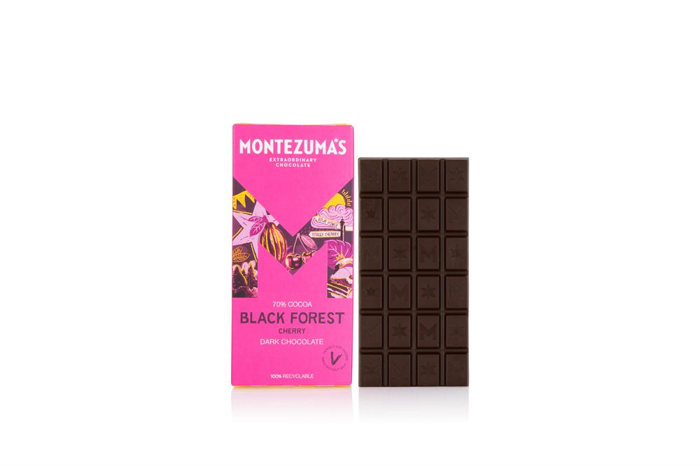 Montezuma's Black Forest Dark Chocolate with Cherry