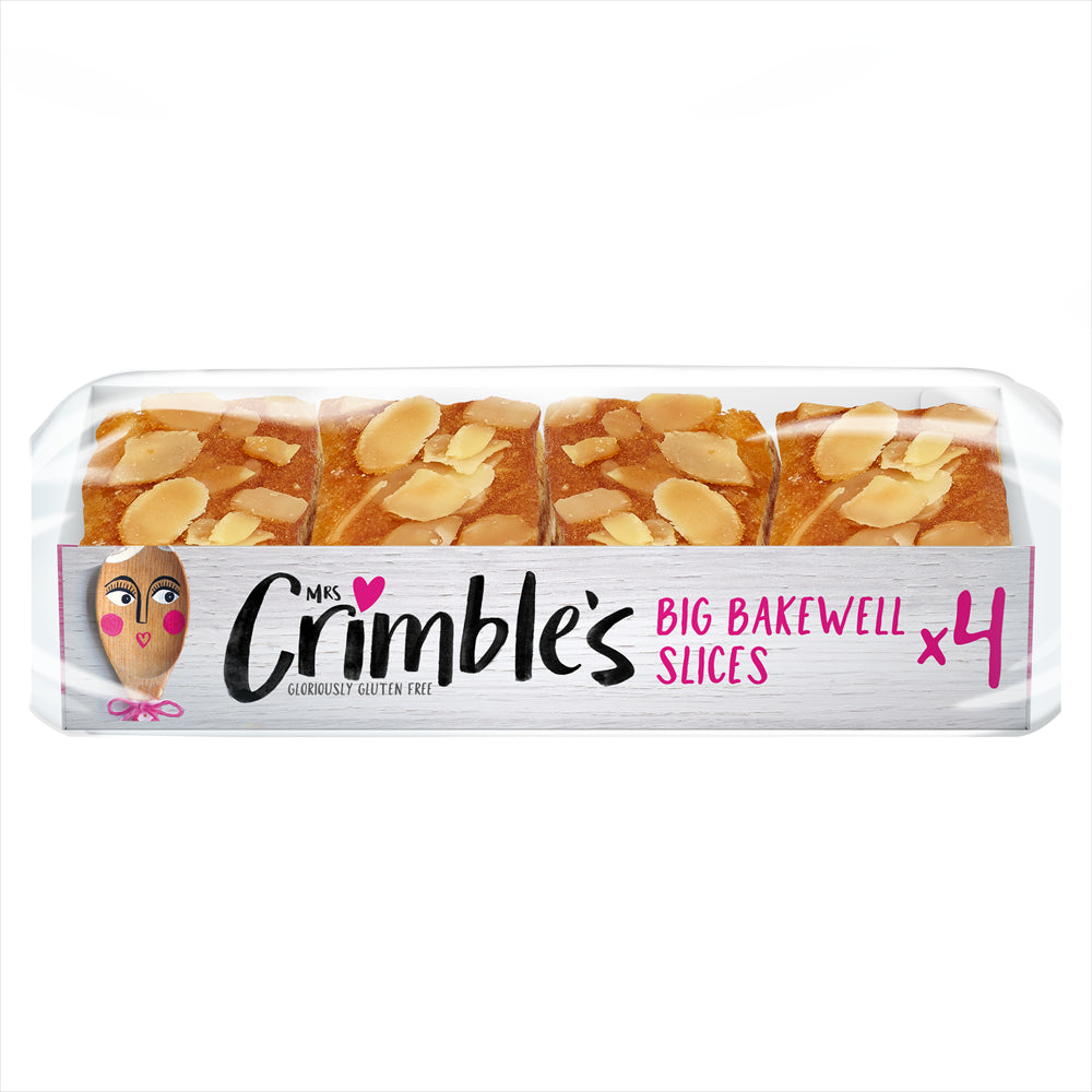 Mrs Crimbles Gluten Free Bakewell Slices