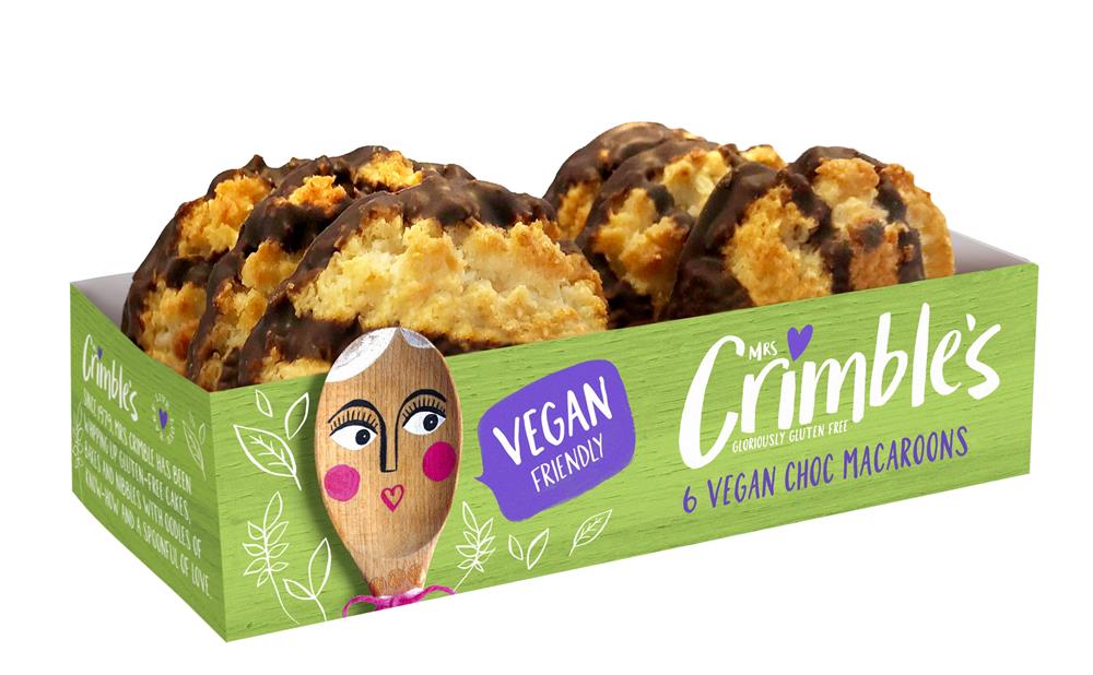 Mrs Crimbles Mrs Crimble's Gluten Free Vegan Chocolate Macaroons 1