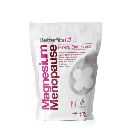 BetterYou Magnesium Menopause Mineral Bath Flakes 750g