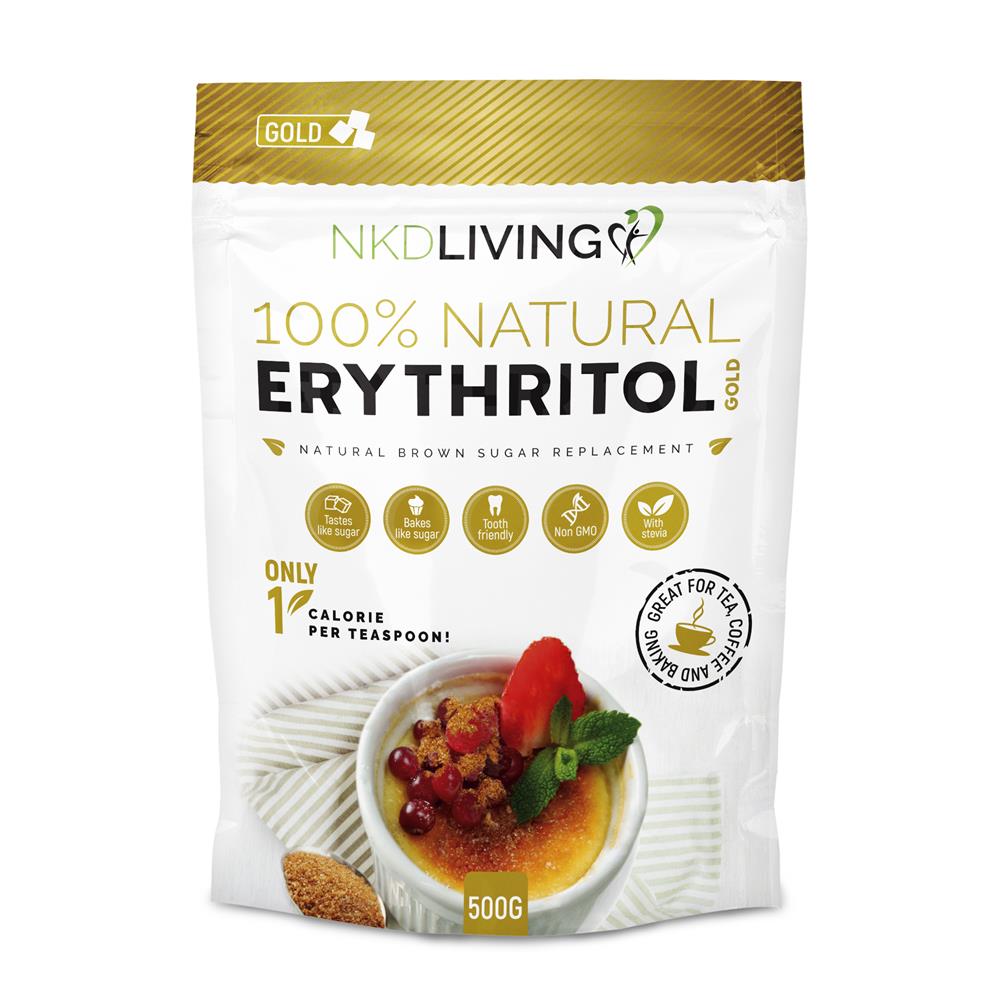 NKD Living Erythritol GOLD Natural Low Calorie Sweetener