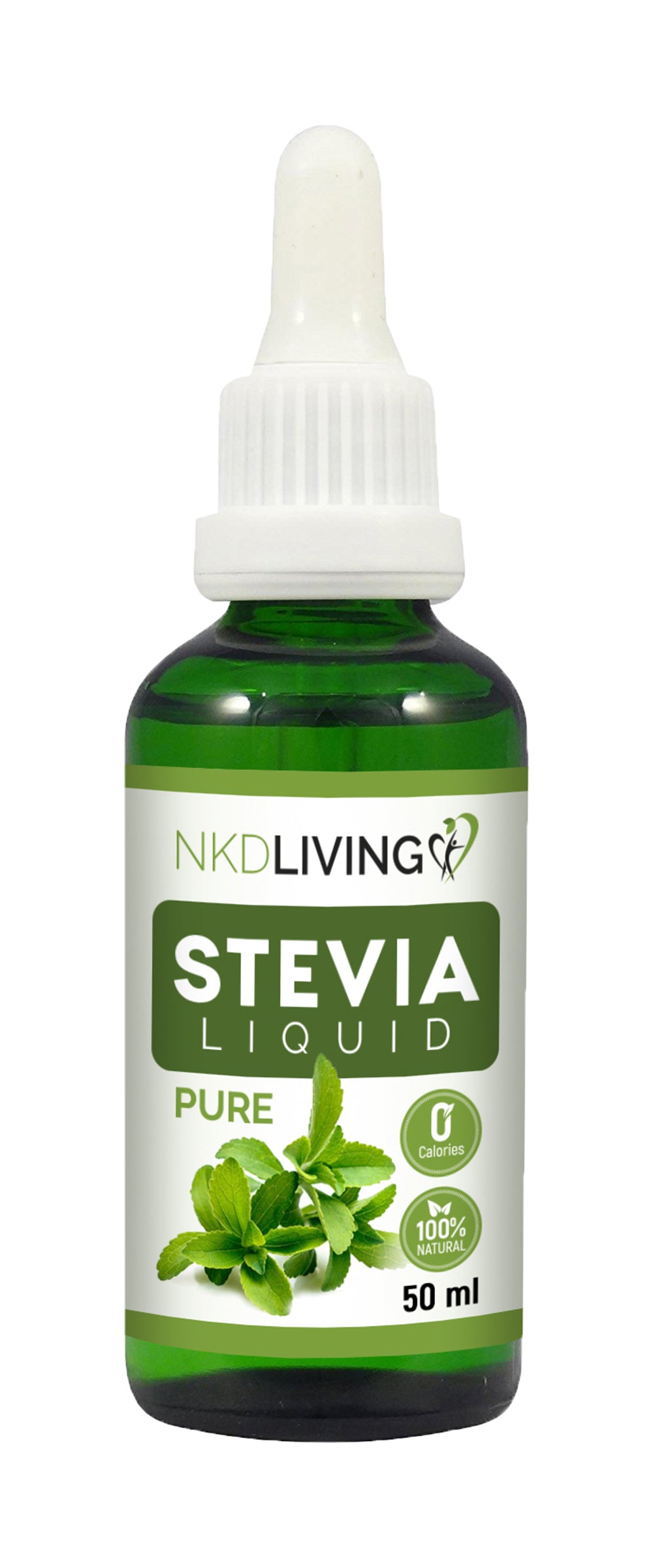 NKD Living 100% Natural Stevia Liquid Pure Sweetener