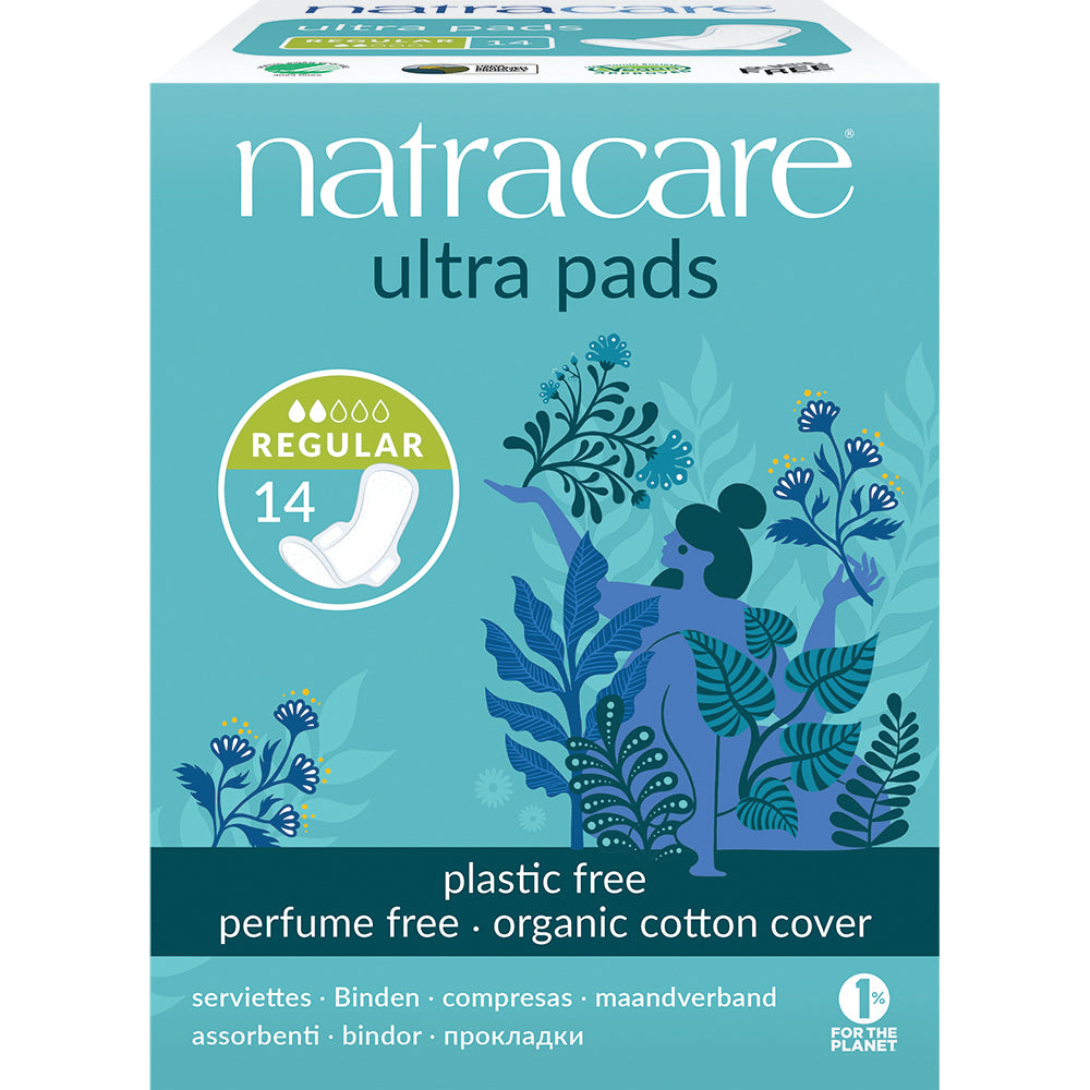 Natracare Natural Ultra Pads Regular with wings x 14