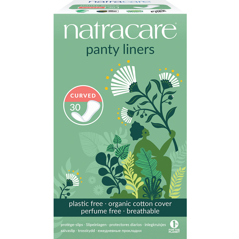 Natracare Natural Pantyliners Curved x 30