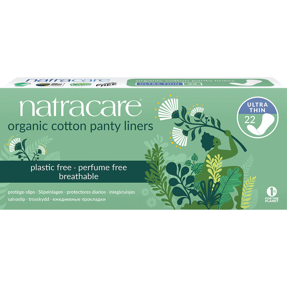 Natracare Organic Cotton Pantyliners Ultra Thin x 22