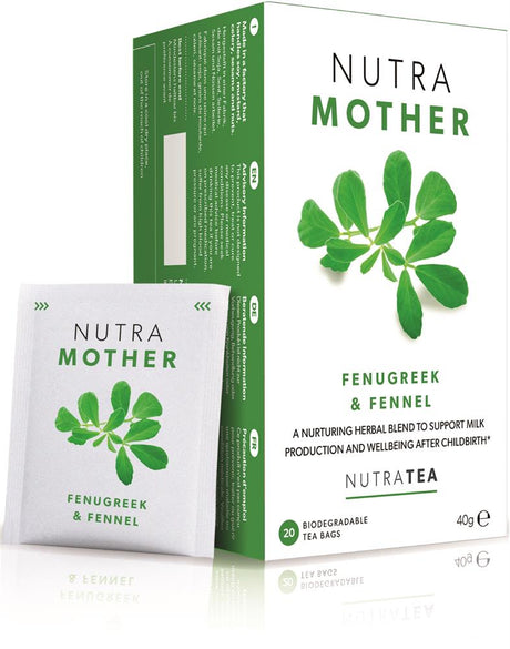 Nutratea Nutra Mother Fenugreek & Fennel Herbal Tea - 20 Tea Bags