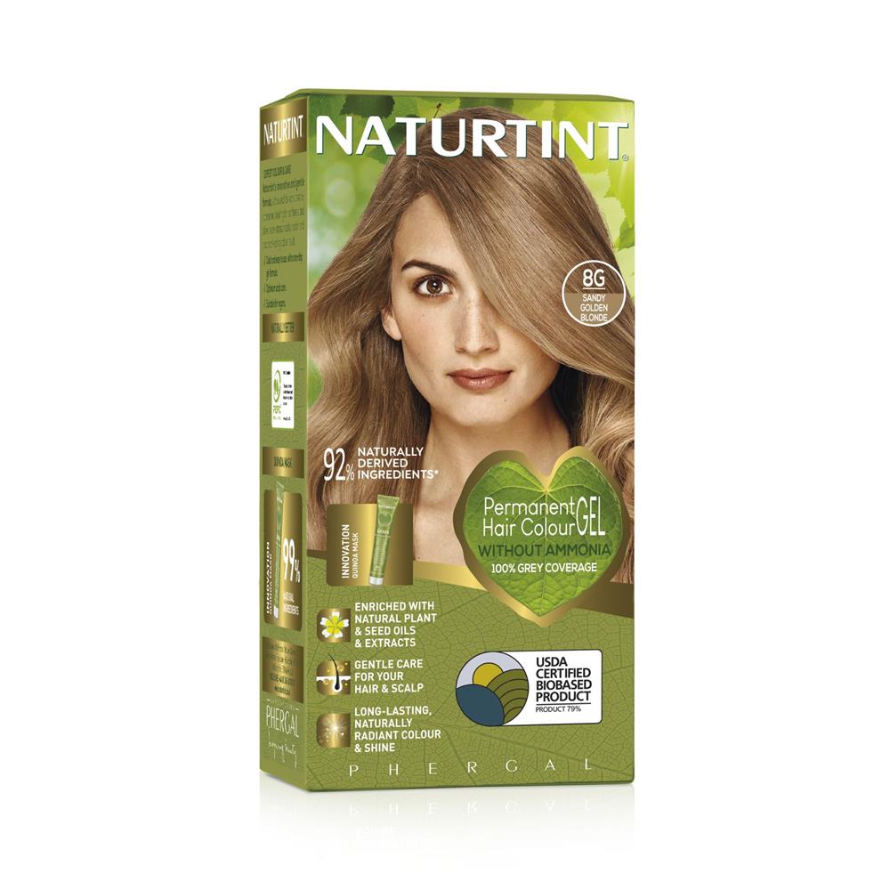 Naturtint Permanent Hair Colourant Sandy Golden Blonde 8G 170ml