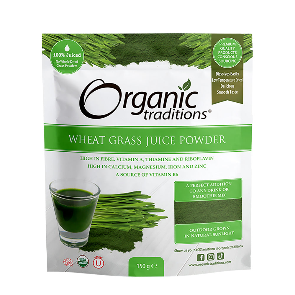 Organic Traditions Organic Wheat Grass Juice Powder