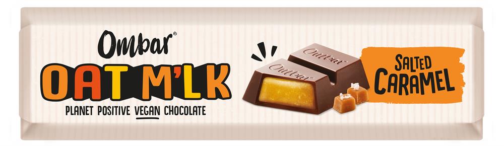 Ombar Oat M'lk Salted Caramel Filled Bar