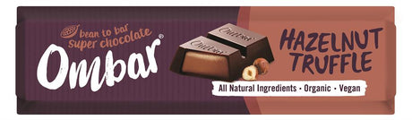Ombar Hazelnut Truffle 60% Dark Chocolate 35g