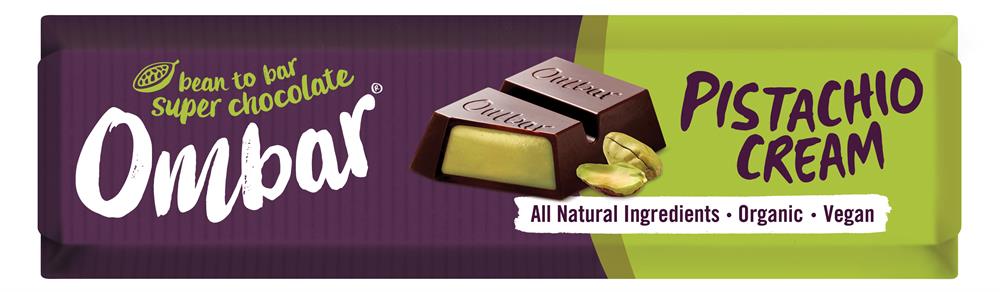 Ombar Pistachio Cream Chocolate Bar