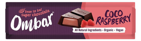 Ombar Raspberry & Coconut 60% Dark Chocolate Bar 35g