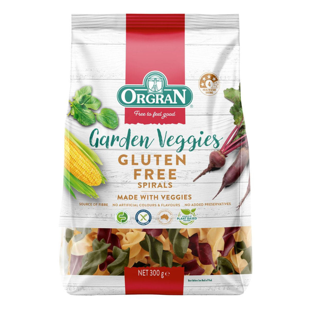 Orgran Garden Veggies Spirals