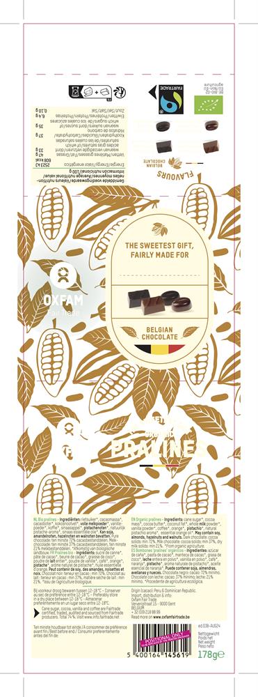 Oxfam Fair Trade Luxury Chocolate Pralines