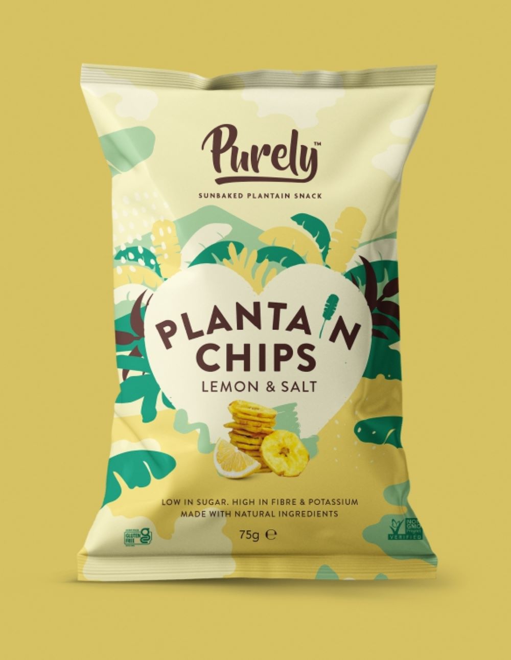 Purely Plantain Lemon & Salt Chips