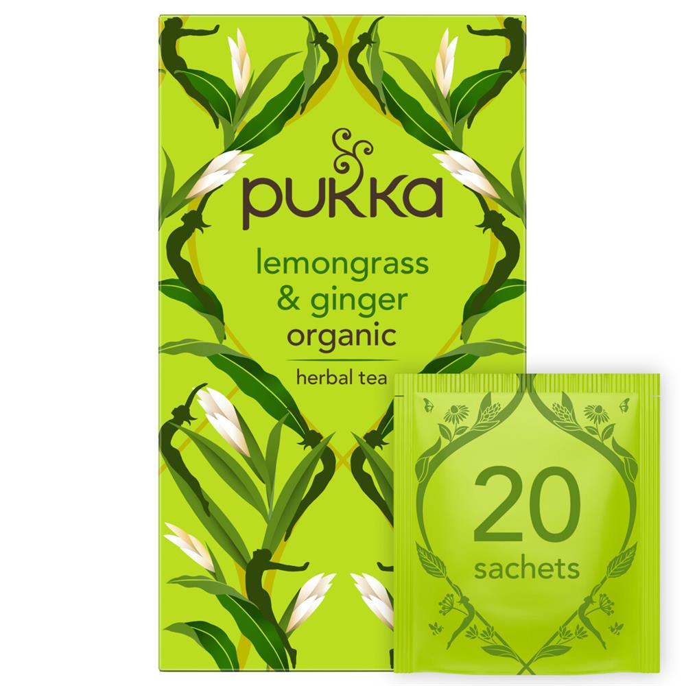 Pukka Organic Lemongrass & Ginger Herbal Tea