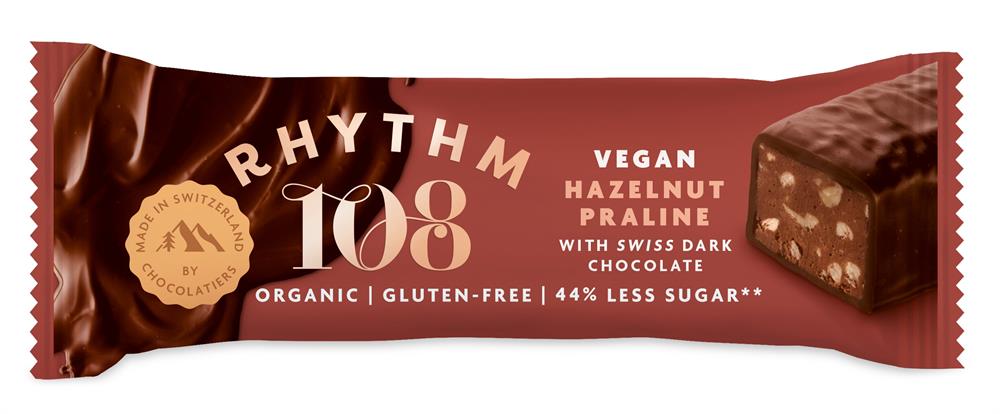 Rhythm 108 Swiss Chocolate Bar - Hazelnut Praline