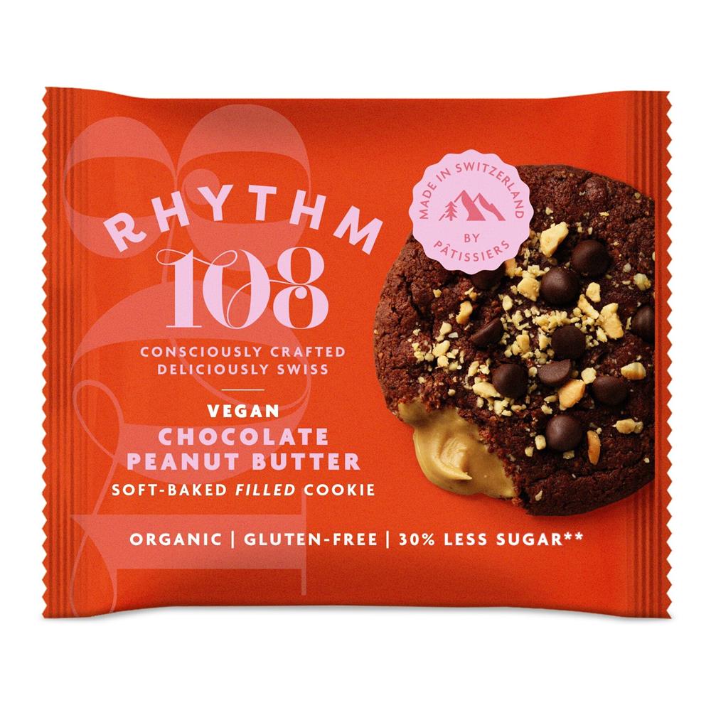 Rhythm 108 Chocolate Peanut Butter Soft Filled Cookie