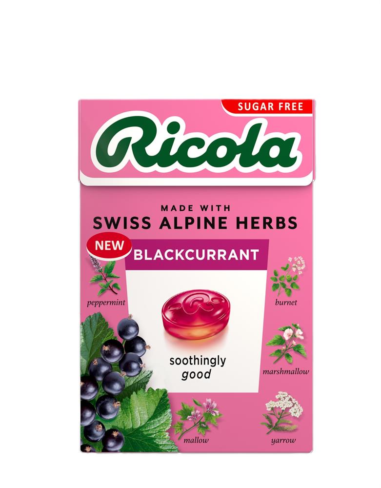 Ricola Blackcurrant Sugar Free