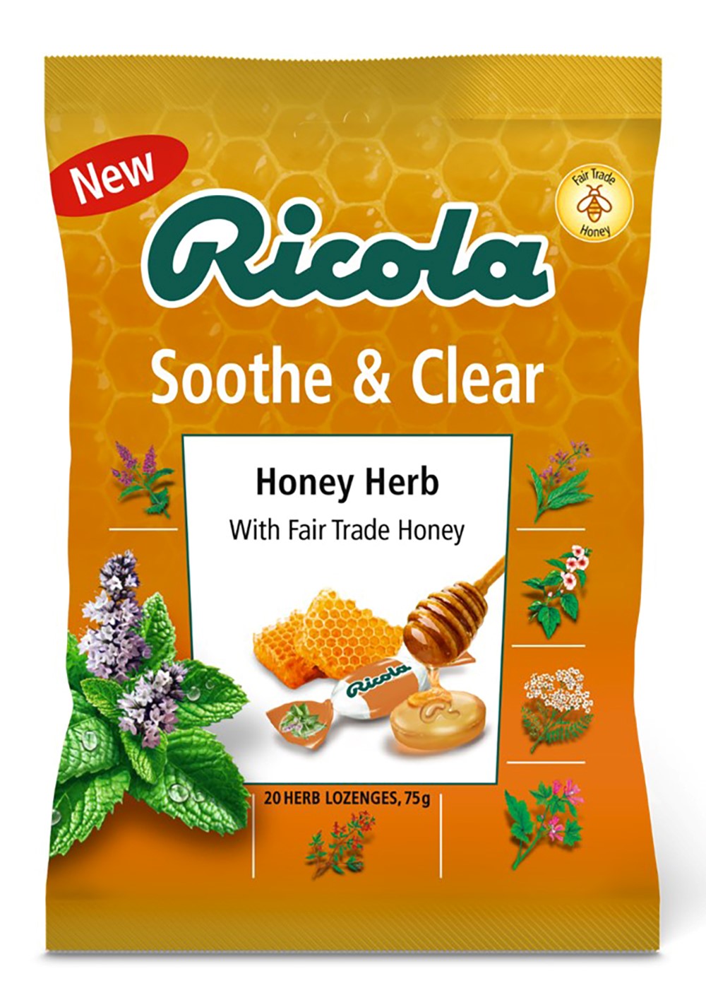 Ricola Soothe & Clear Honey Herb