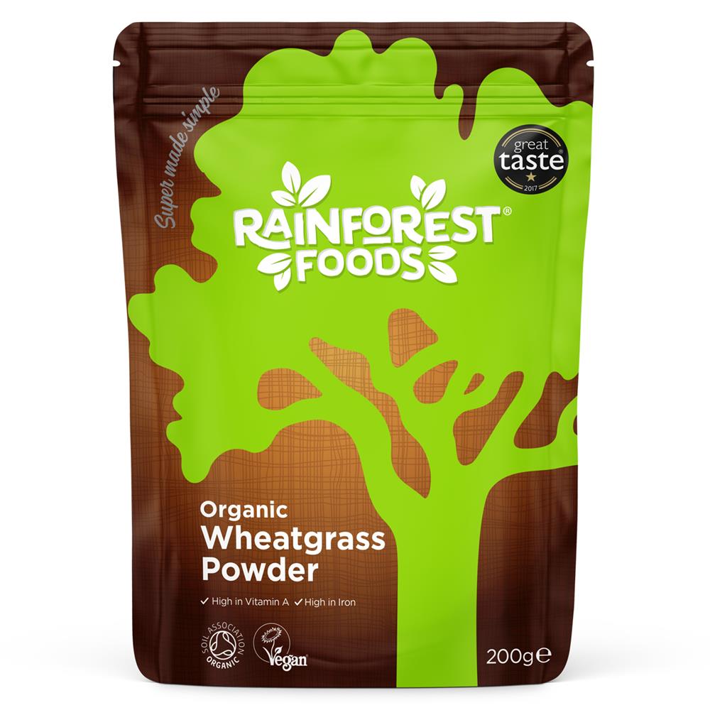 Rainforest Foods Organic New Zealand Wheatgrass Powder