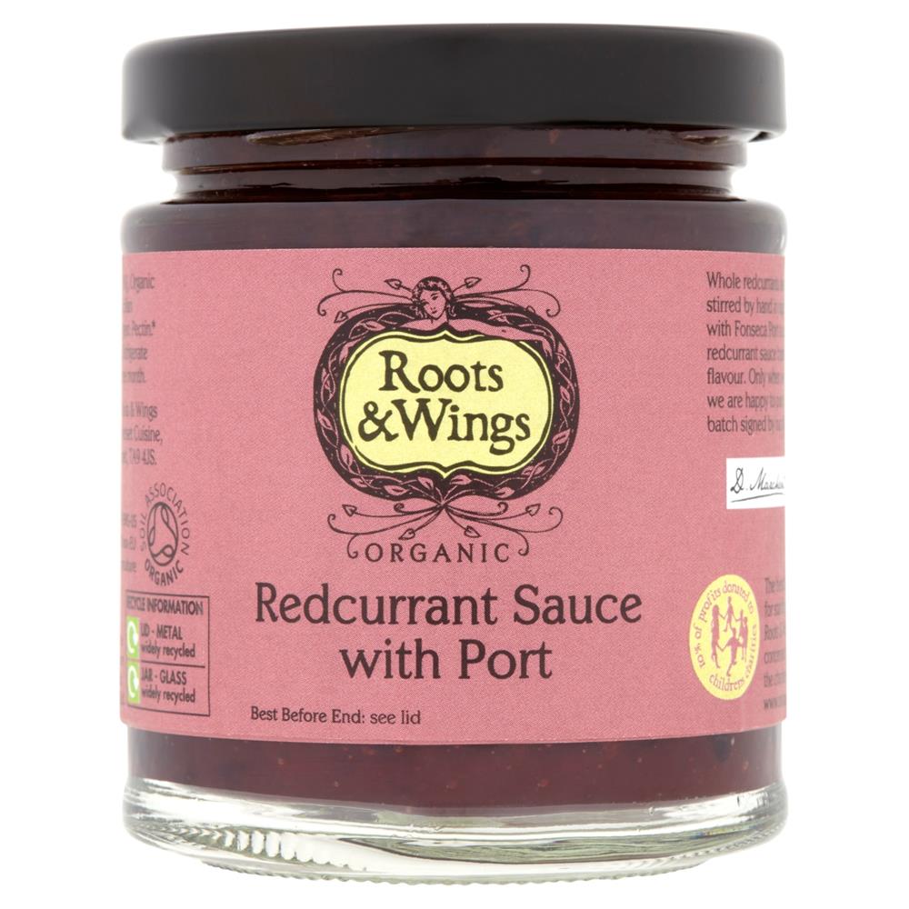 Roots and Wings Organic Redcurrant Sauce with Port