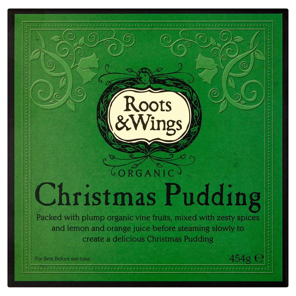 Roots and Wings Organic Family Christmas Pudding 45