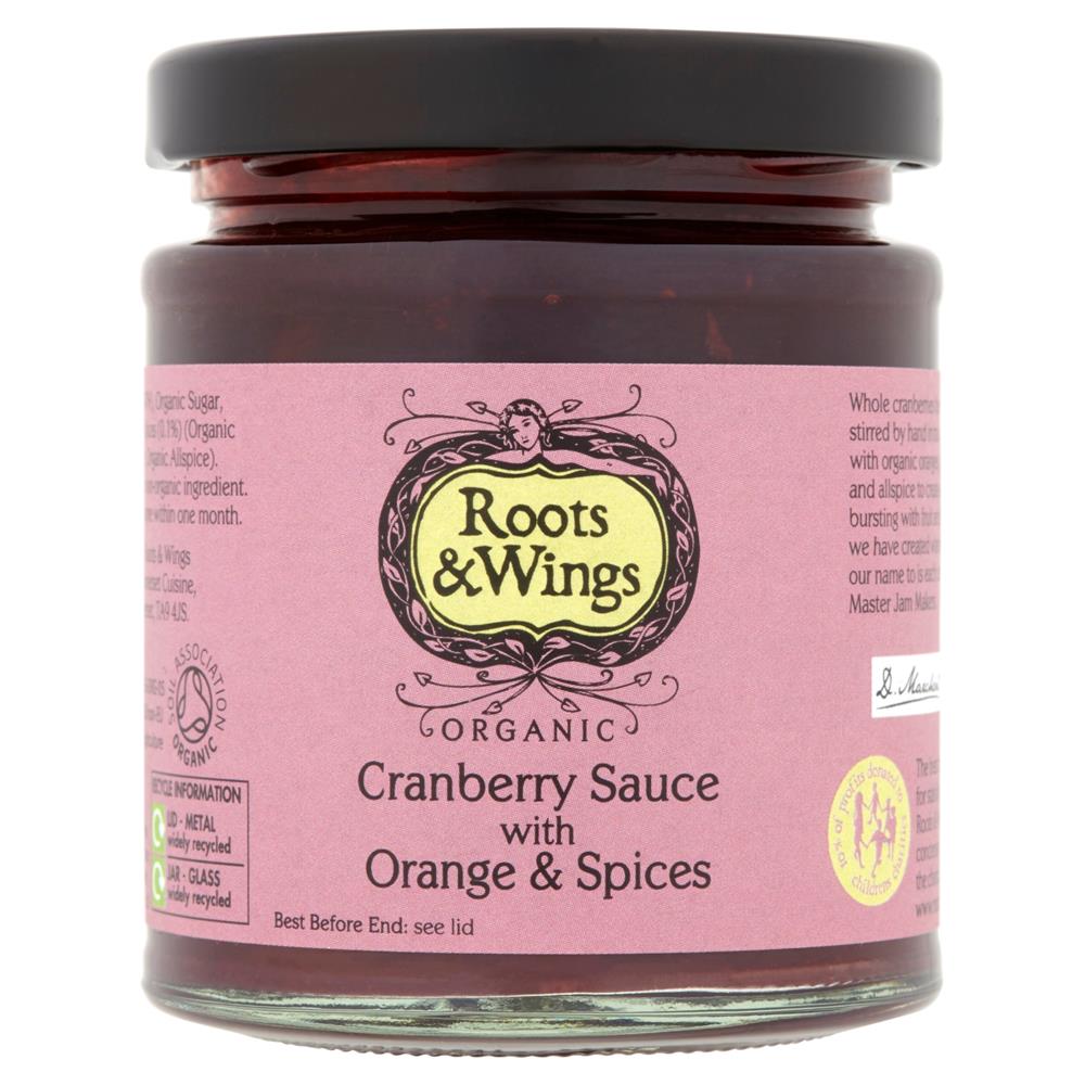 Roots and Wings Organic Cranberry Sauce with Orange & Spices
