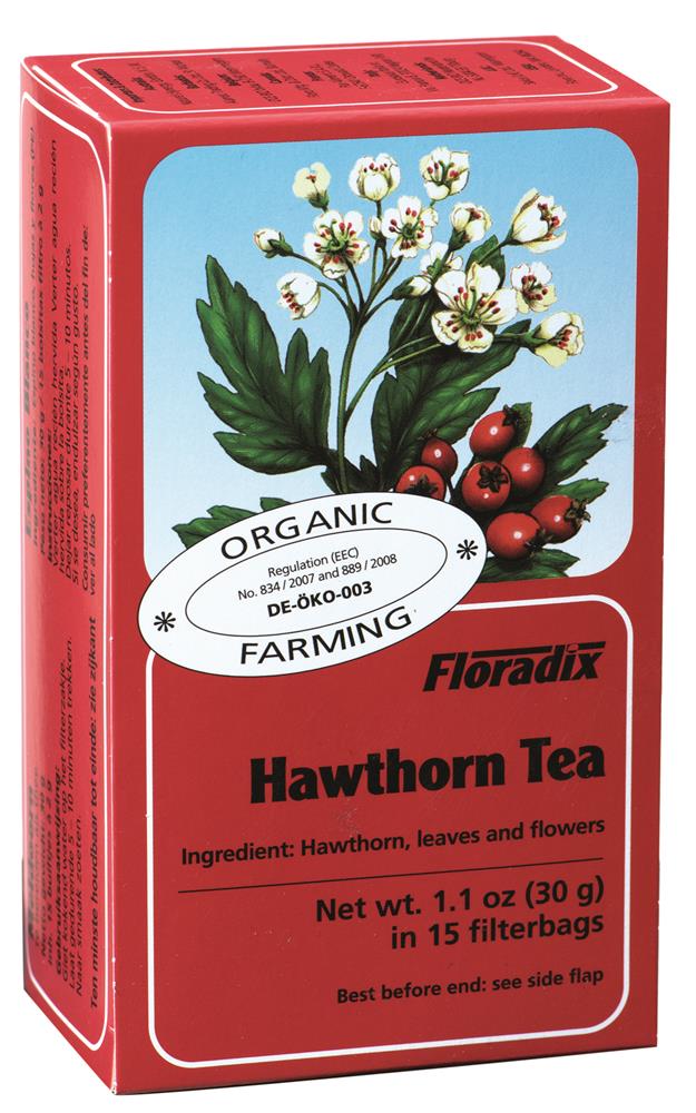 Floradix Hawthorn Organic Herbal Tea 15 filterbags
