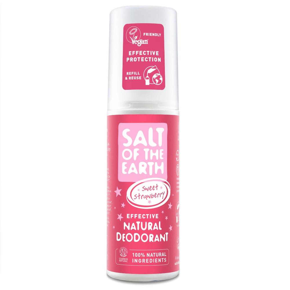 Salt Of the Earth Rock Chick Sweet Strawberry Natural Deodorant Spray for Girls