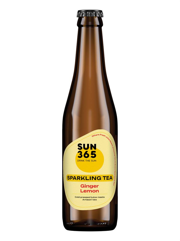 SUN365 Sparkling Tea Ginger & Lemon
