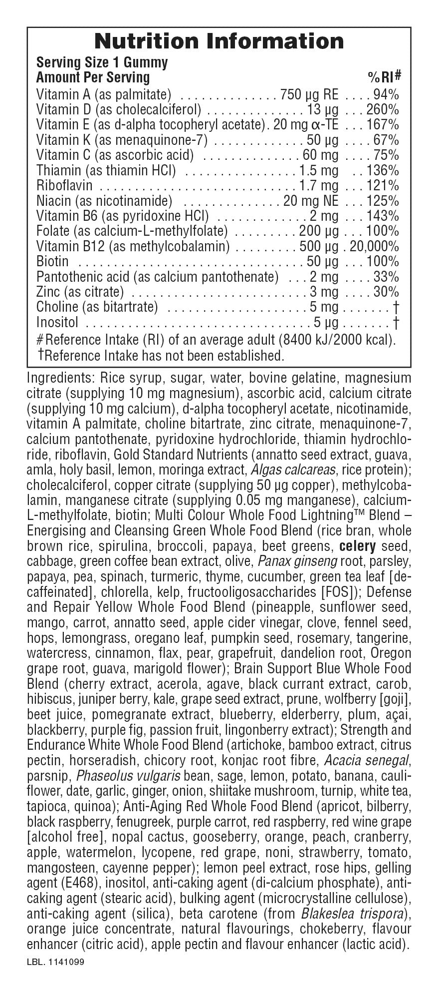 Natures Plus Source of Life Gold Adult Multi-vitamin Gummies