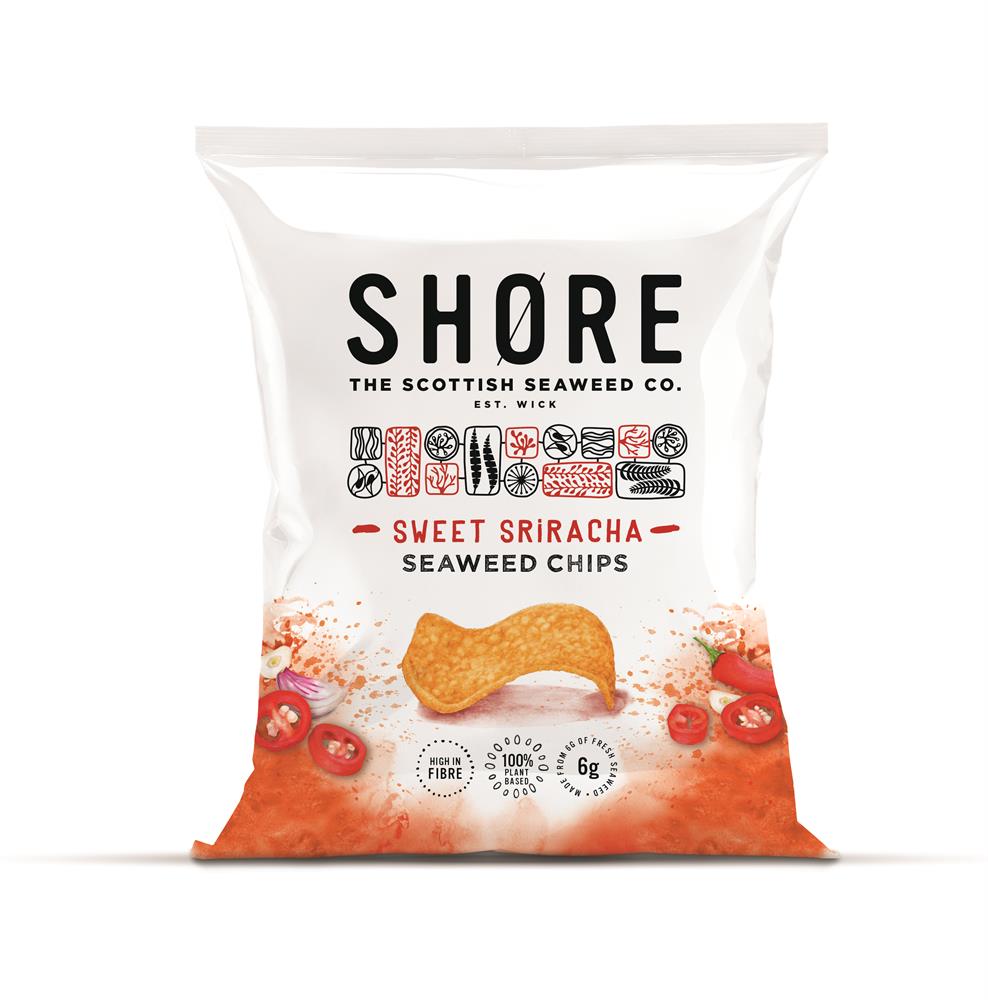 Shore Sweet Sriracha Seaweed Chips